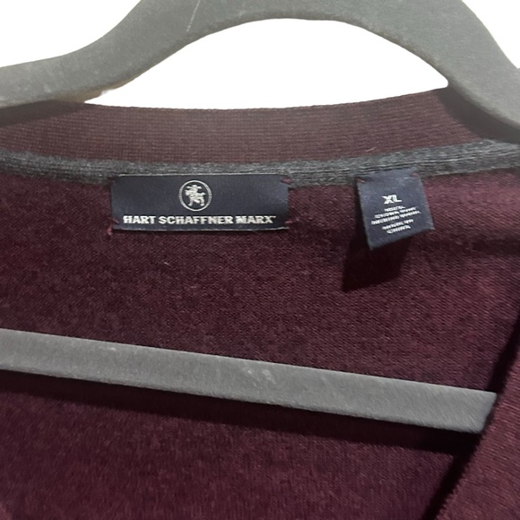 Hart Schaffner Marx Mens Merino Wool Cardigan XL - Picture 3 of 8